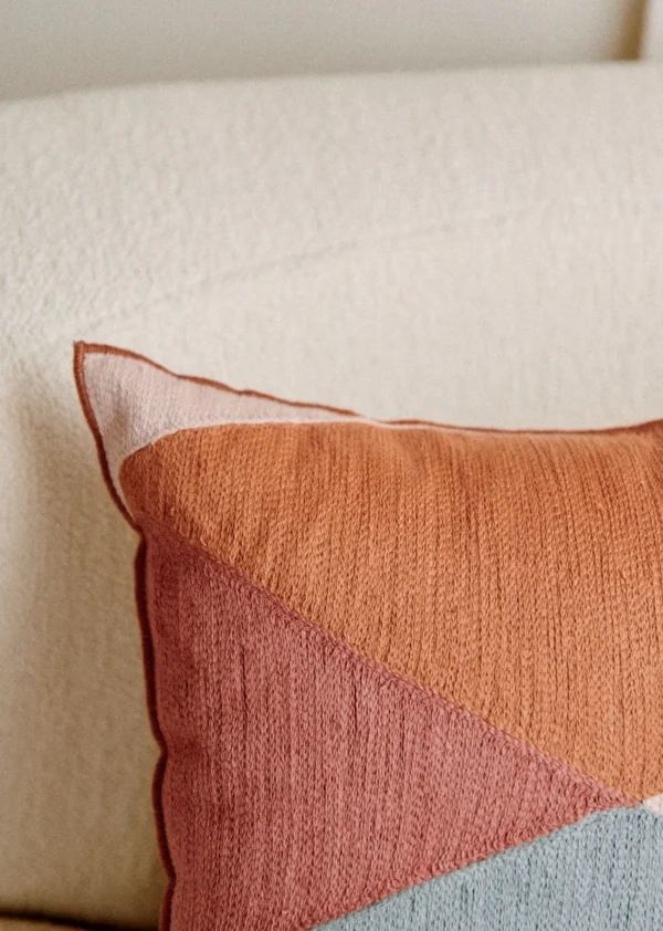 Sezane Bestickte Kissen - Großes Modell