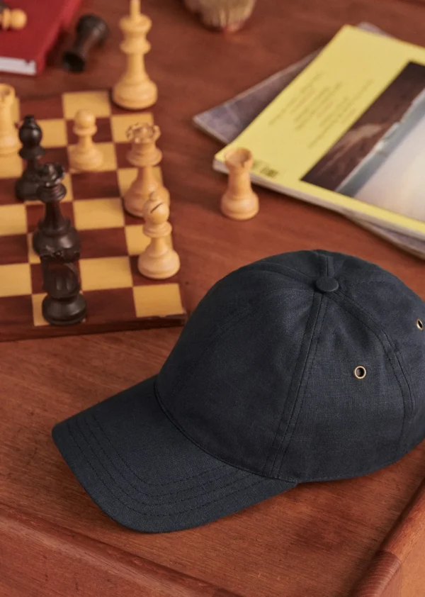 Sezane Cap Chase Leinen