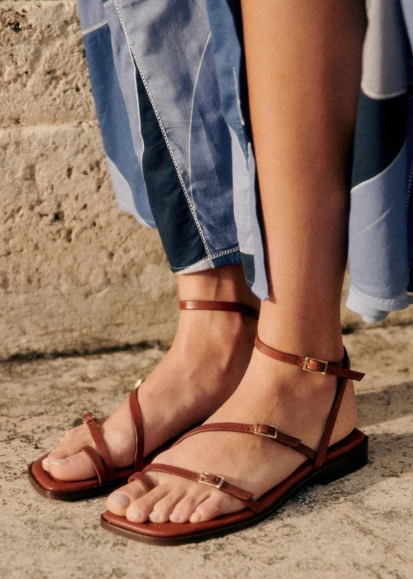 Sezane Flache Sandalen Amelia