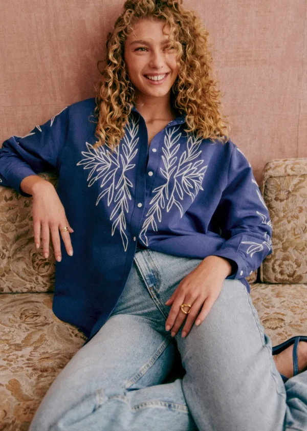 Sezane Hemd Maxy - Sézane X Roberto Ruspoli