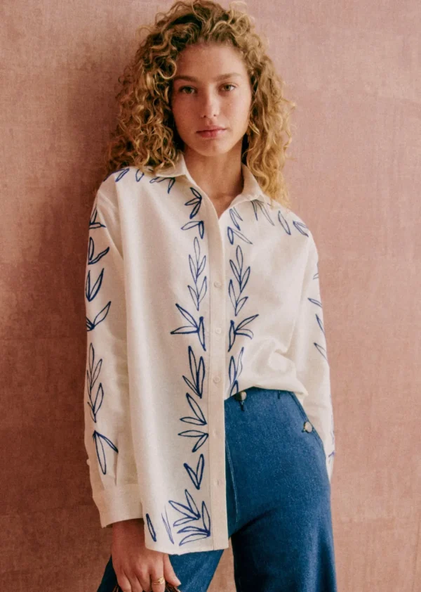 Sezane Hemd Maxy - Sézane X Roberto Ruspoli