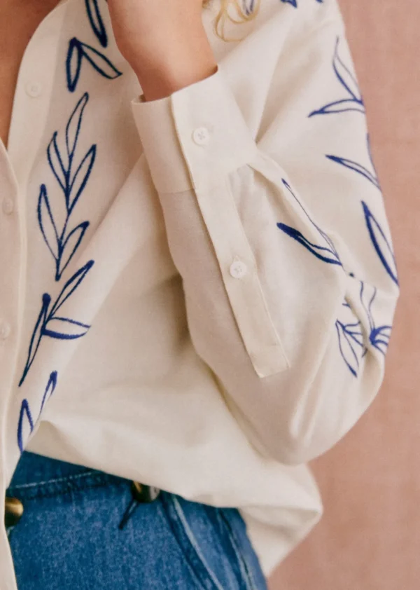 Sezane Hemd Maxy - Sézane X Roberto Ruspoli