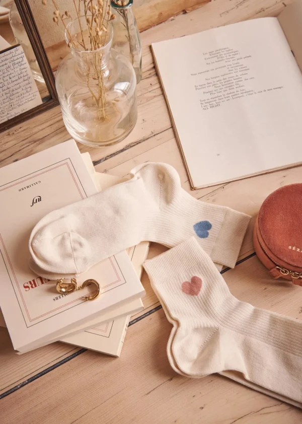 Sezane Herz Socken