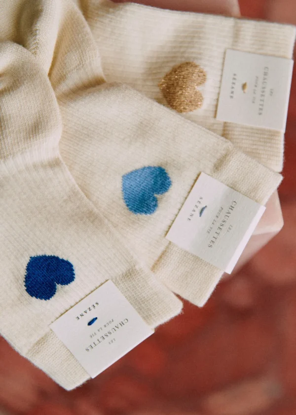 Sezane Herz Socken