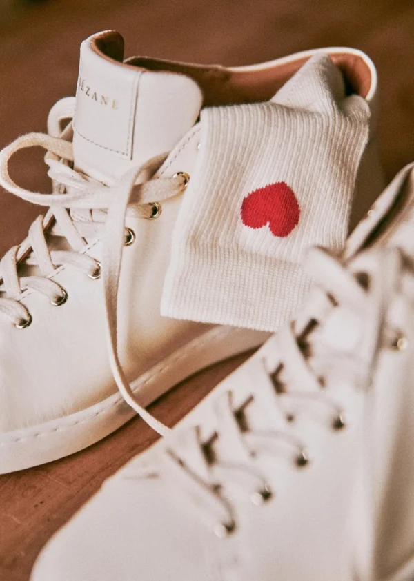 Sezane Herz Socken