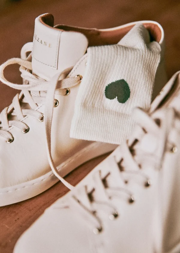 Sezane Herz Socken