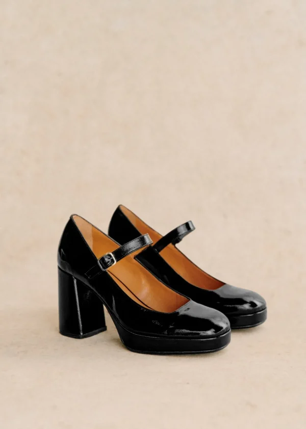 Sezane Hohe Riemchenballerinas Georgia