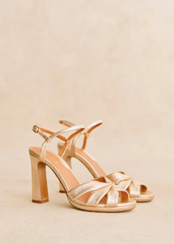 Sezane Hohe Sandalen Lucille