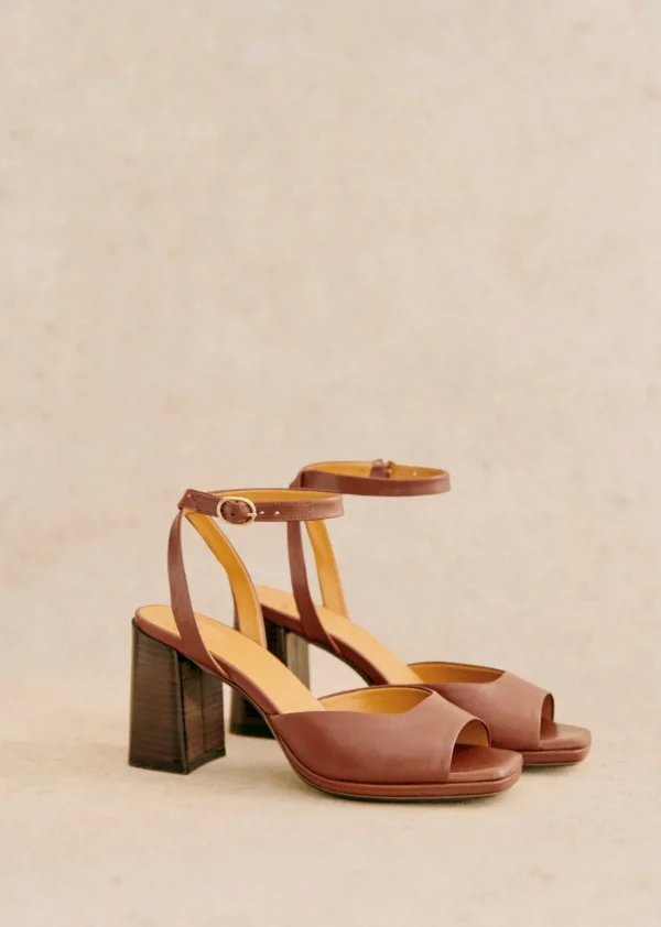 Sezane Hohe Sandalen Maxine