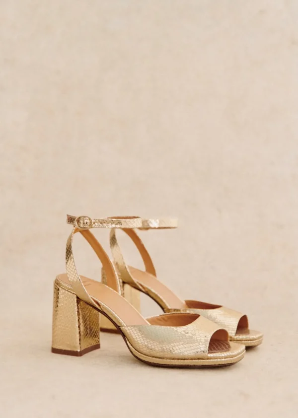 Sezane Hohe Sandalen Maxine