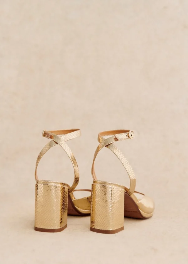Sezane Hohe Sandalen Maxine