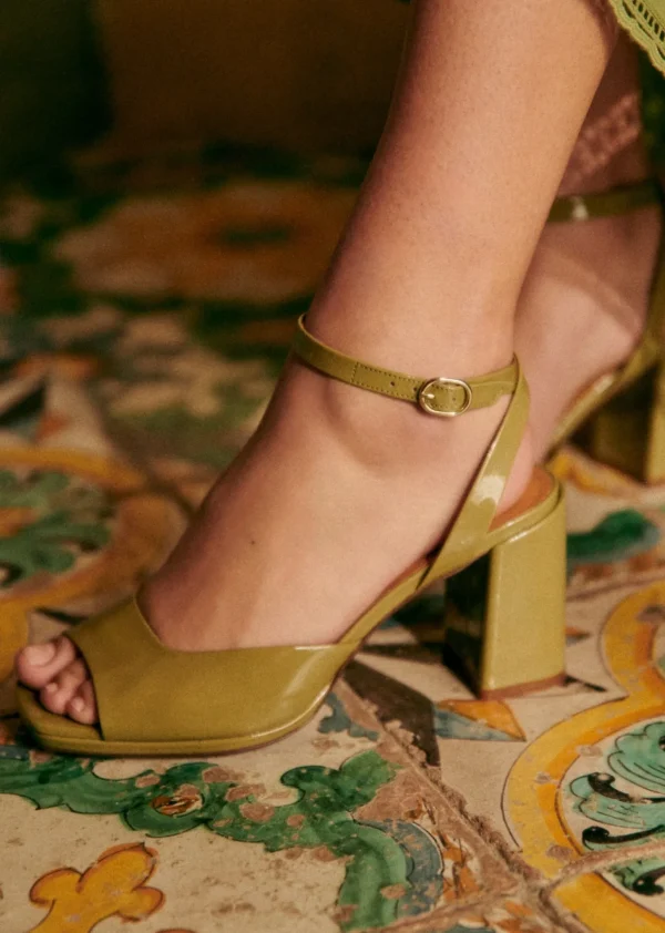 Sezane Hohe Sandalen Maxine