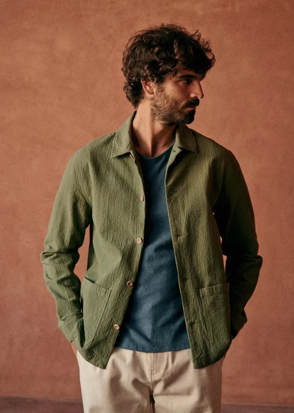 Sezane Jacke Tim Coton Texturé