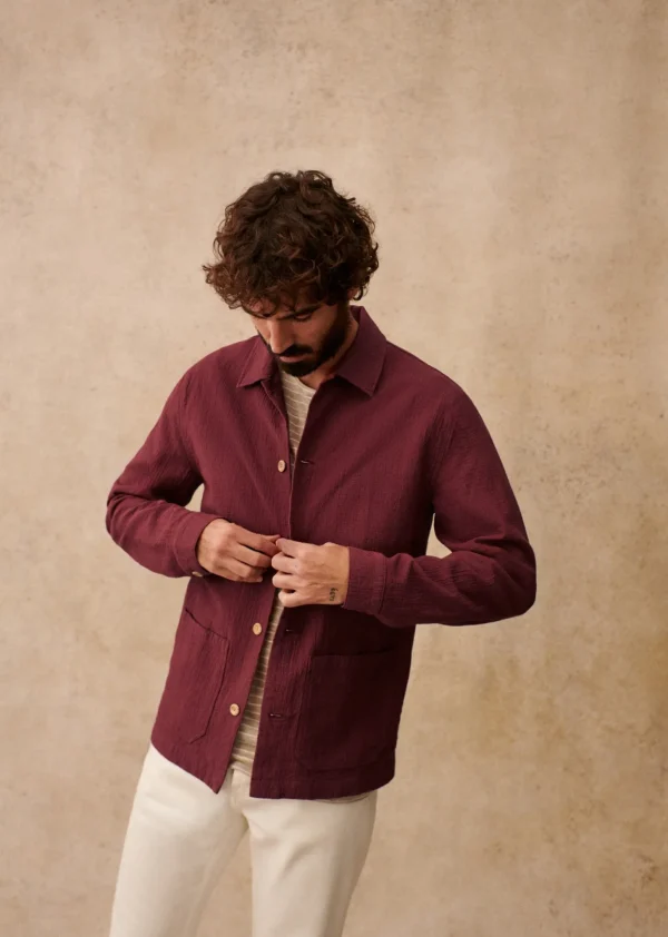 Sezane Jacke Tim Coton Texturé