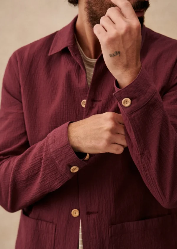 Sezane Jacke Tim Coton Texturé