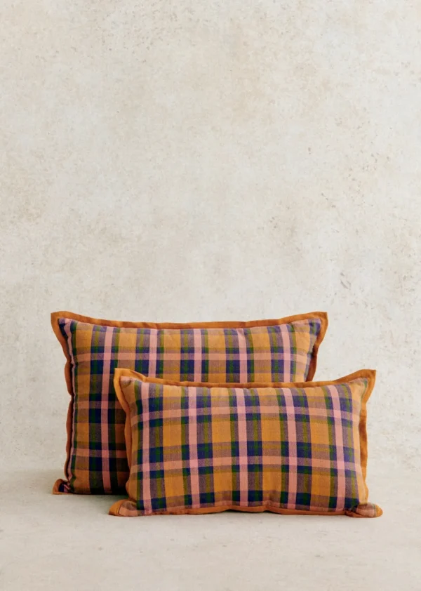 Sezane Kissen Gewebte Madras -  Großes Modell