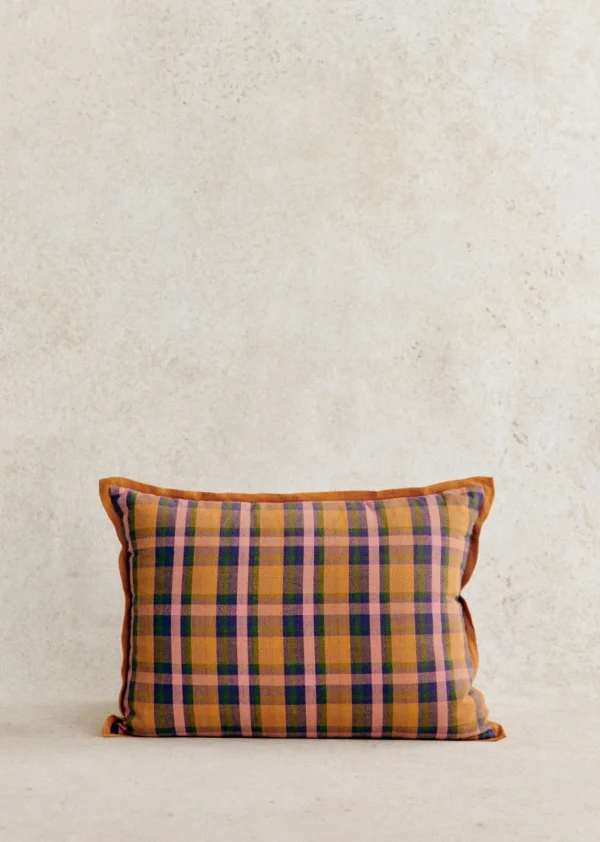 Sezane Kissen Gewebte Madras -  Großes Modell