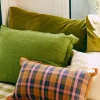 Sezane Kissen Gewebte Madras -  Kleines Modell
