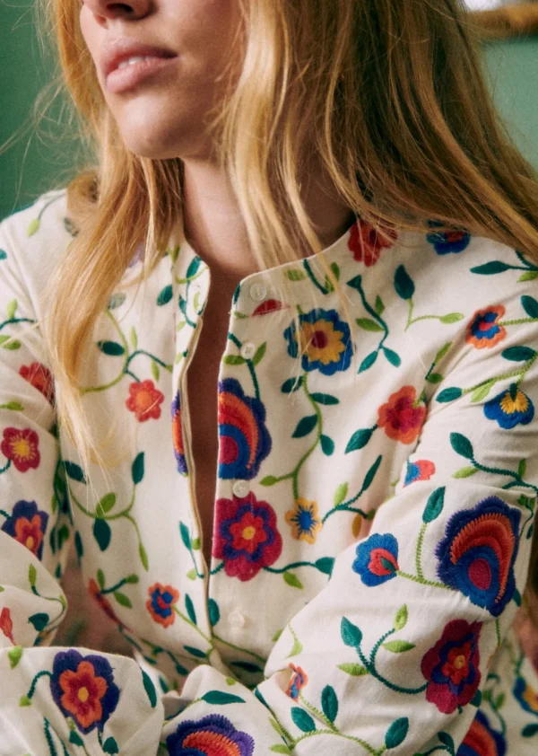 Sezane Kleid Alizia - Rosa Schöpfung