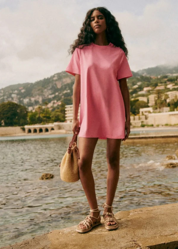 Sezane Kleid Selena - Rosa Schöpfung