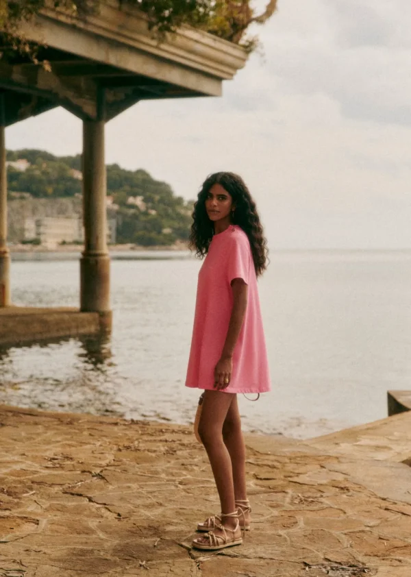 Sezane Kleid Selena - Rosa Schöpfung