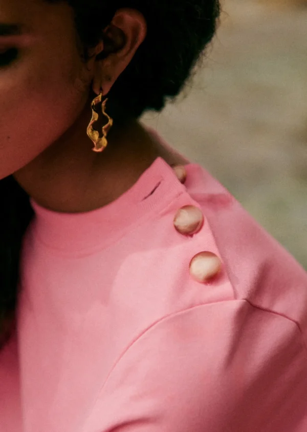 Sezane Kleid Selena - Rosa Schöpfung