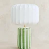 Sezane Lampe Mezzo - Gestreift Grün