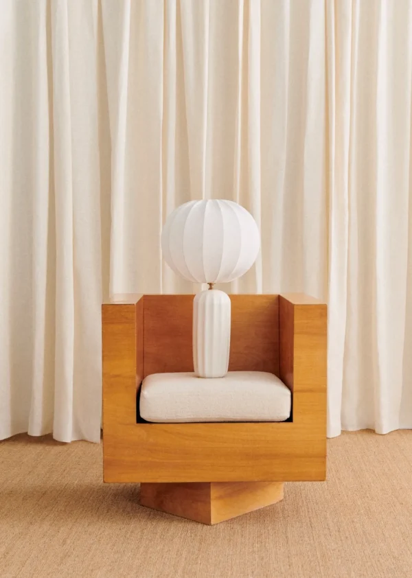 Sezane Lampe Traviata - Ecru