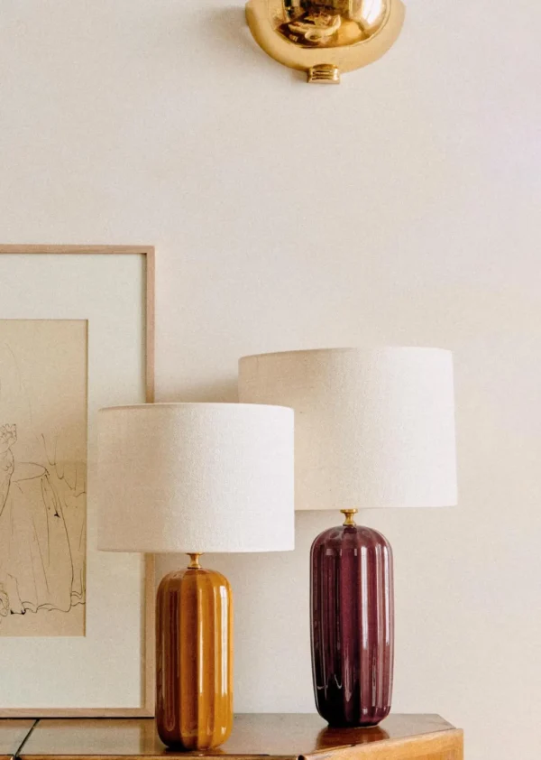 Sezane Lampe Traviata Großes Modell – Mokka