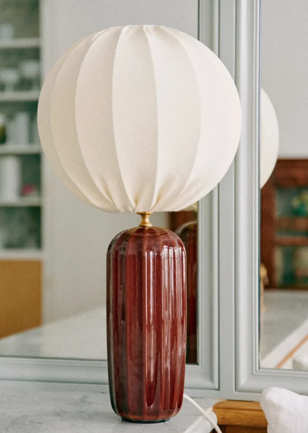 Sezane Lampe Traviata Großes Modell – Mokka