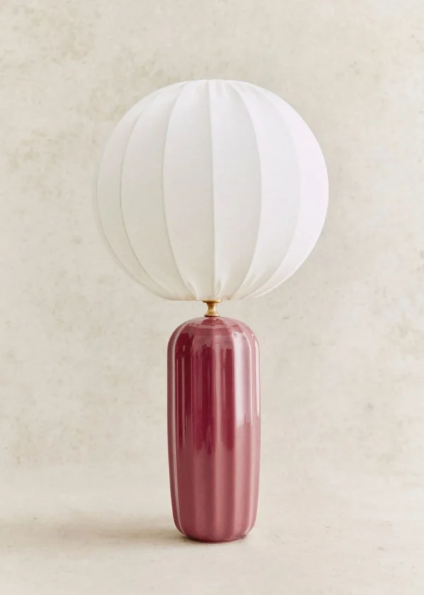 Sezane Lampe Traviata Großes Modell – Himbeerrot