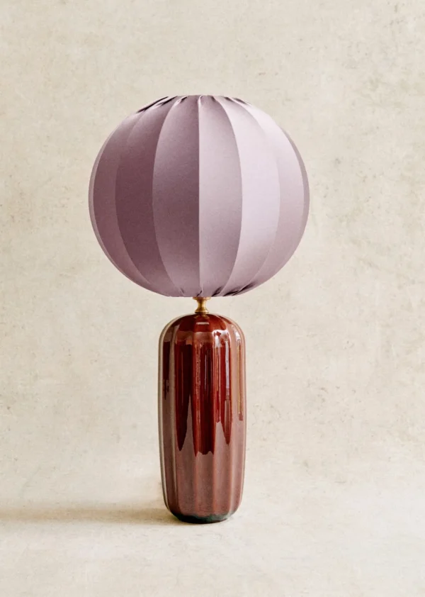 Sezane Lampe Traviata Großes Modell – Mokka