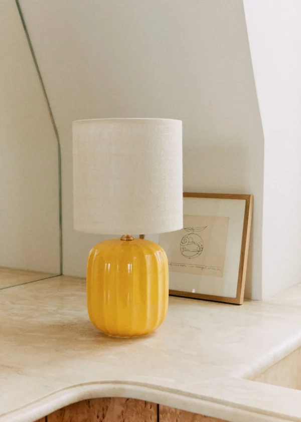 Sezane Lampe Traviata Kleines Modell – Gelb Zitrone