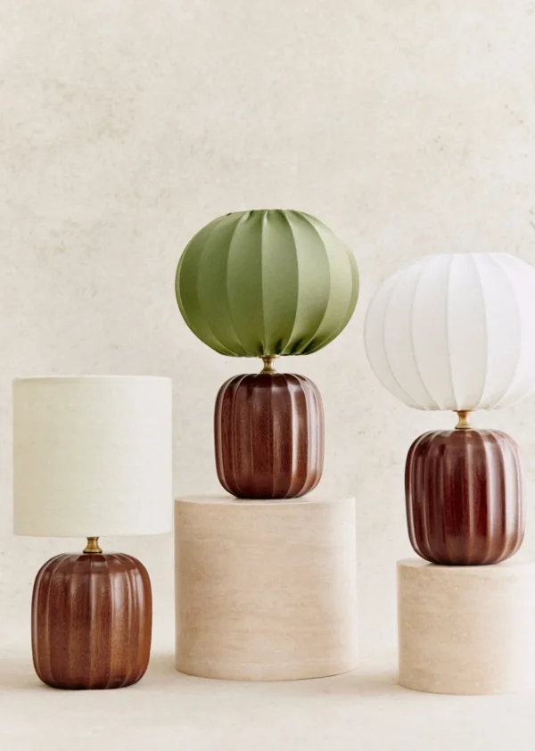 Sezane Lampe Traviata Kleines Modell – Mahagoni