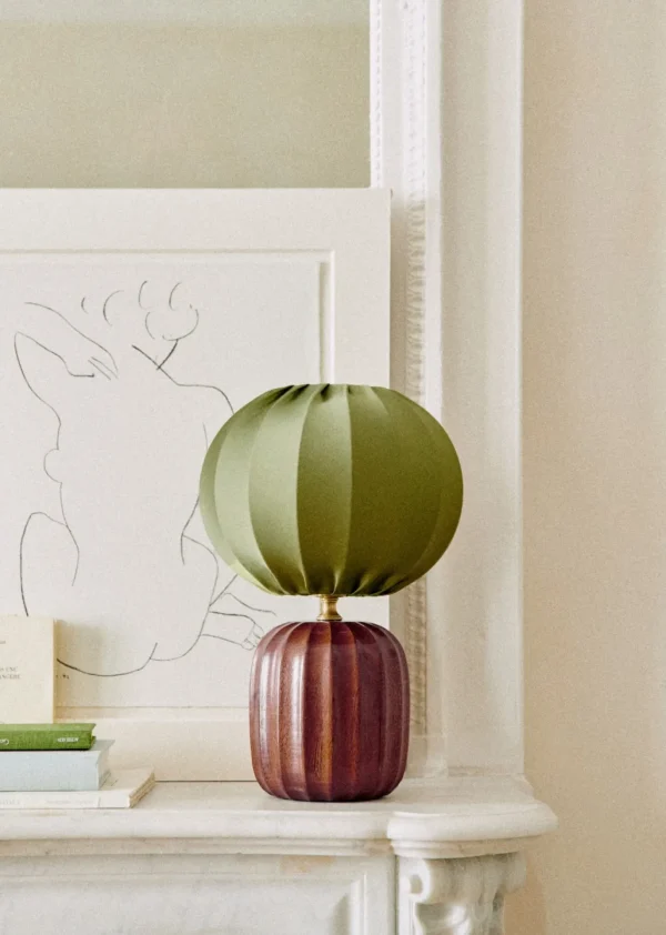 Sezane Lampe Traviata Kleines Modell – Mahagoni