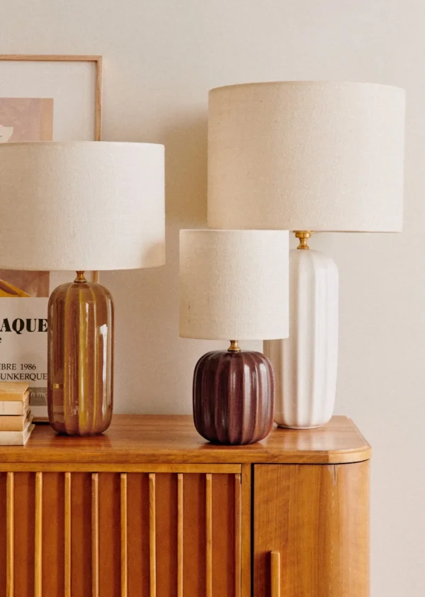 Sezane Lampe Traviata Kleines Modell – Mahagoni