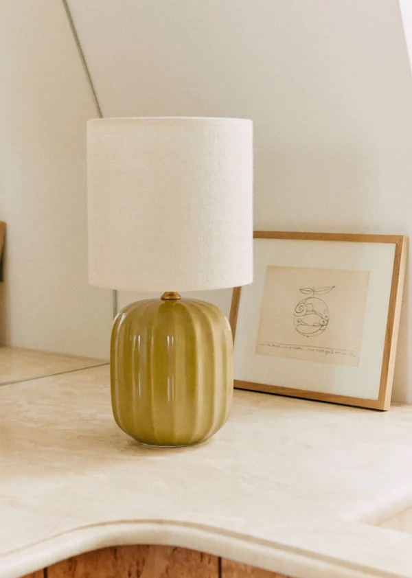 Sezane Lampe Traviata Kleines Modell - Grün Olive