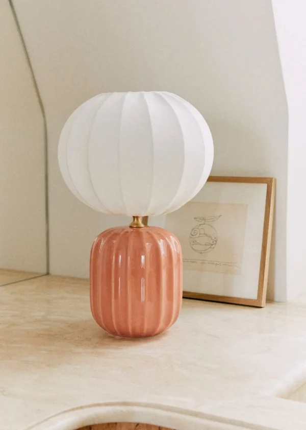 Sezane Lampe Traviata Kleines Modell - Rosa Amalfi
