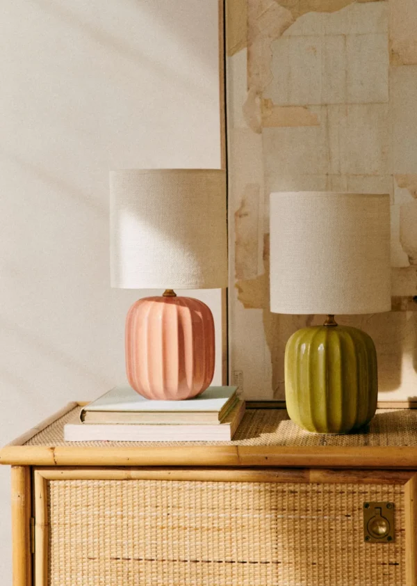 Sezane Lampe Traviata Kleines Modell - Grün Olive