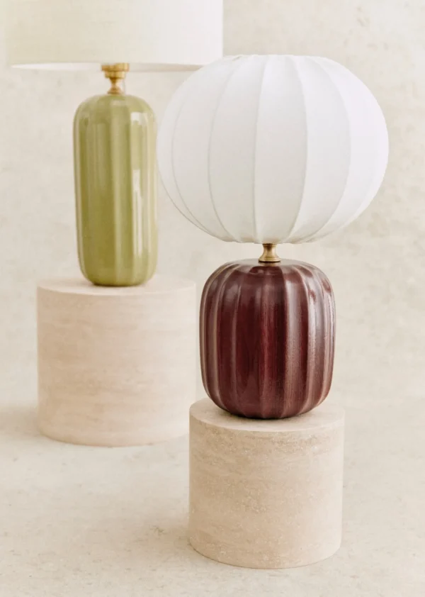 Sezane Lampe Traviata Kleines Modell – Mahagoni