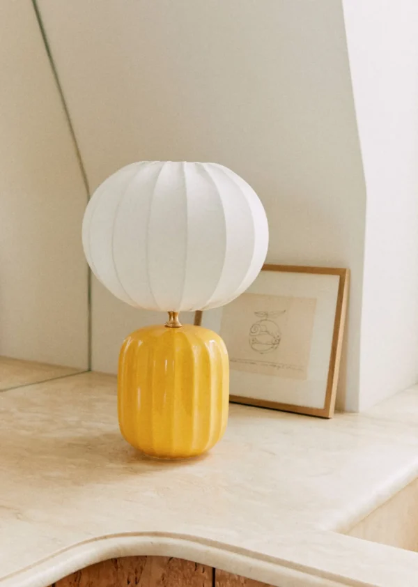 Sezane Lampe Traviata Kleines Modell – Gelb Zitrone