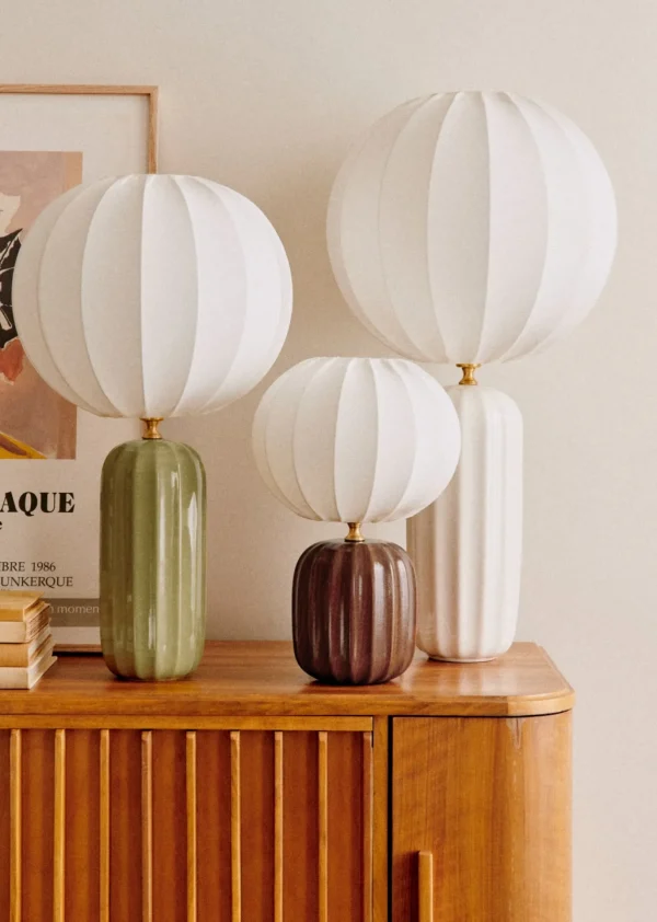 Sezane Lampe Traviata Kleines Modell – Mahagoni