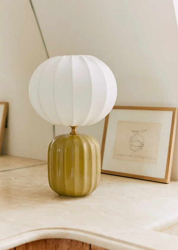 Sezane Lampe Traviata Kleines Modell - Grün Olive