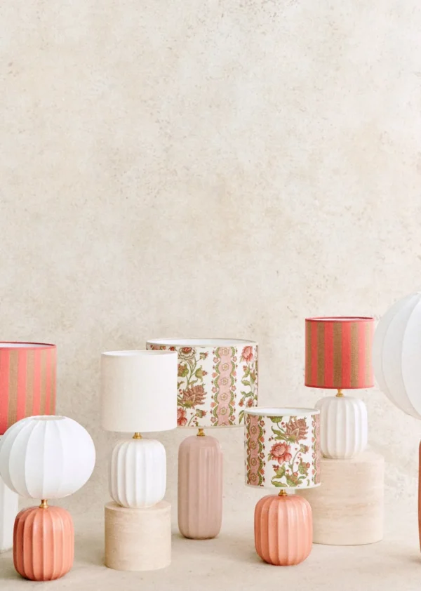Sezane Lampe Traviata Kleines Modell - Rosa Amalfi