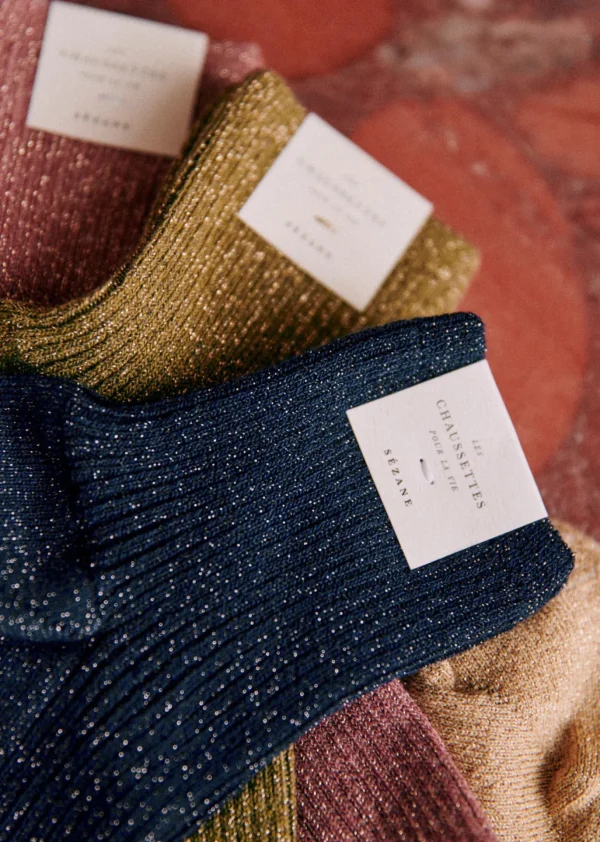 Sezane Lurex Socken