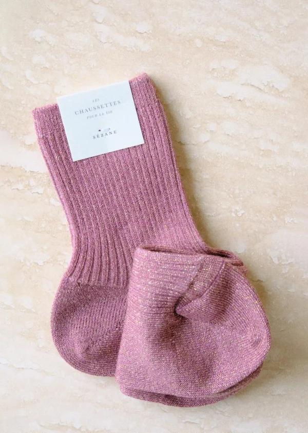 Sezane Lurex Socken