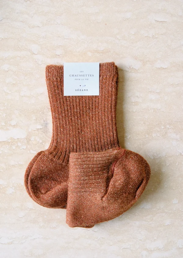 Sezane Lurex Socken
