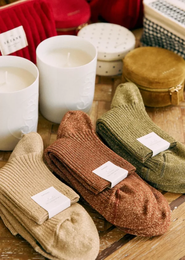 Sezane Lurex Socken
