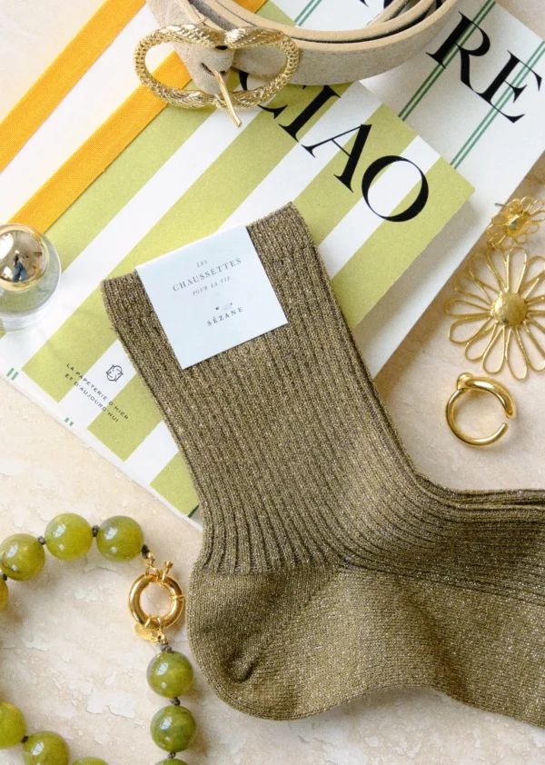 Sezane Lurex Socken