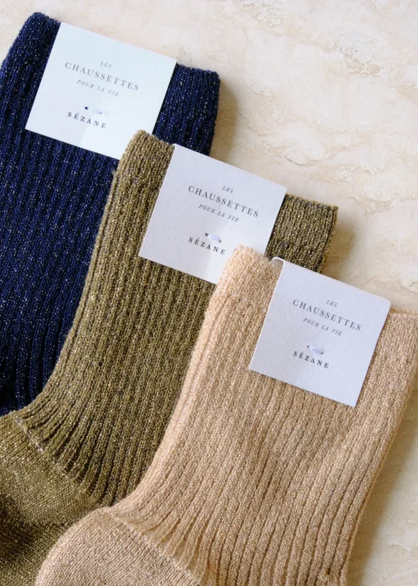 Sezane Lurex Socken
